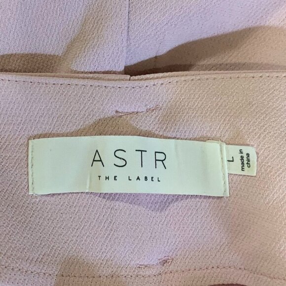 ASTR The Label Women's Pleated WIde Leg Belted Cropped Pants‎ SIze L - Picture 6 of 13